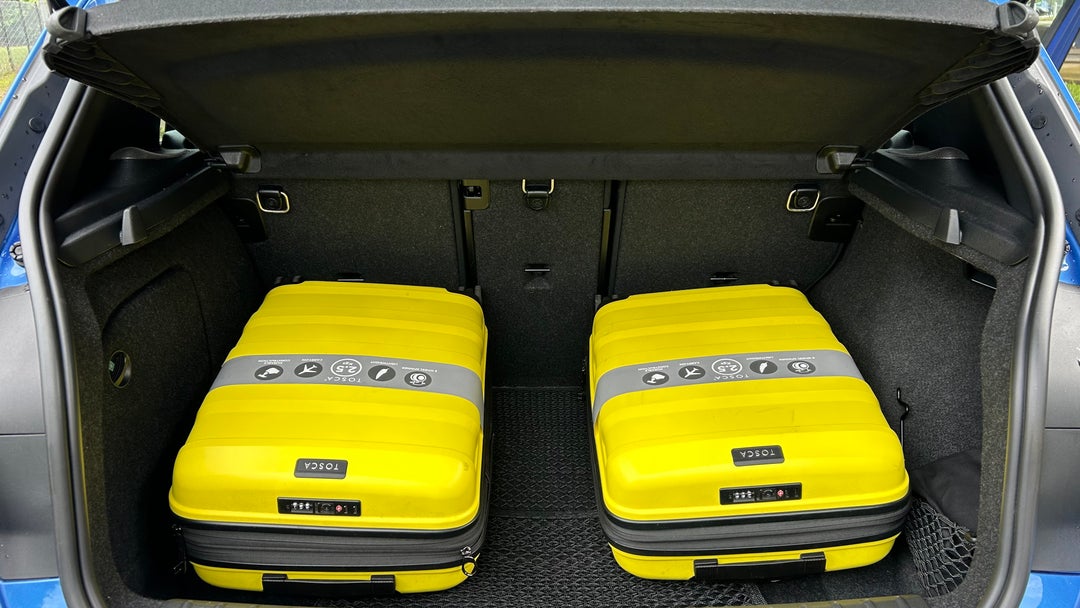 Boot Inside View with Luggage
