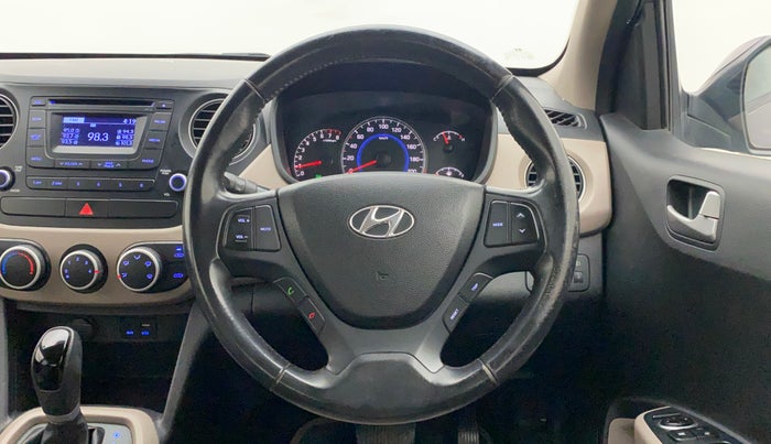 2015 Hyundai Grand i10 ASTA AT 1.2 KAPPA VTVT, Petrol, Automatic, 55,629 km, Steering Wheel Close Up
