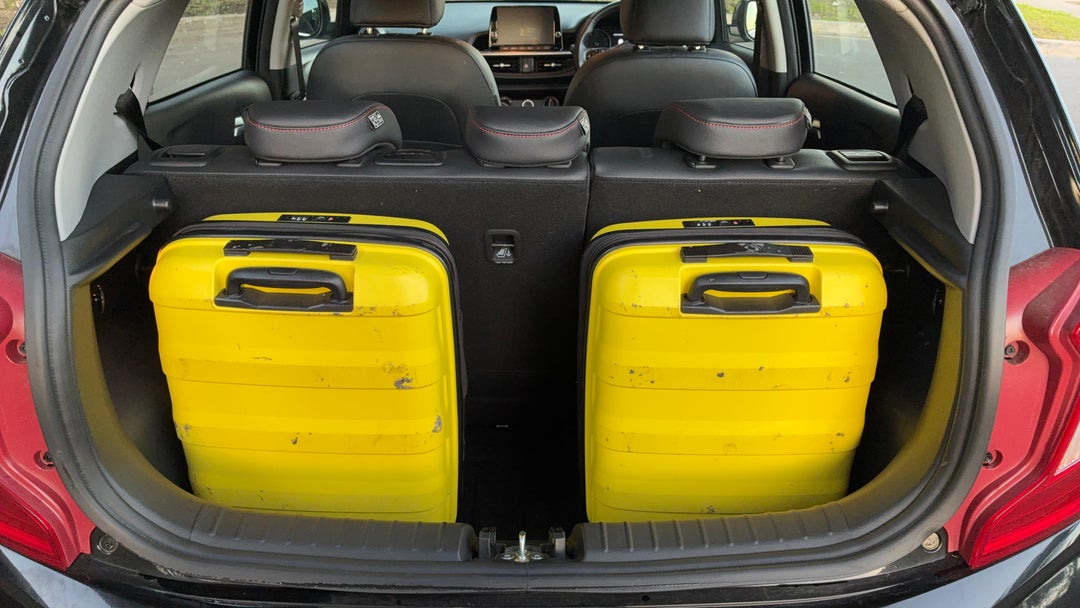 Boot Inside View with Luggage