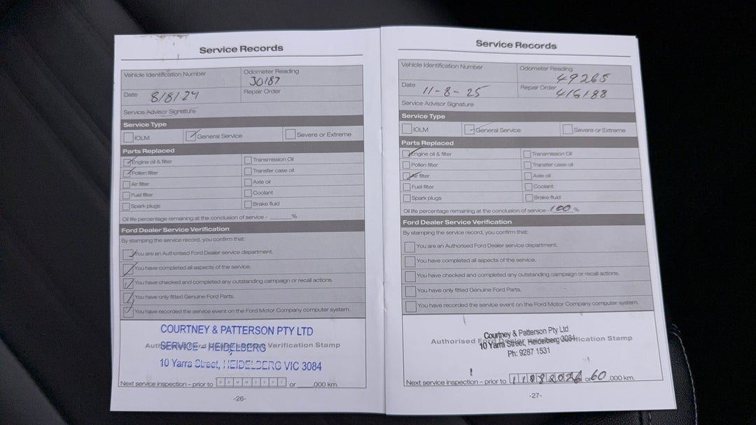 2023 Ford Ranger Sport 3.0 (4x4), Automatic, 60145 km, Service History