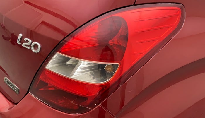 2010 Hyundai i20 SPORTZ 1.2, Petrol, Manual, 46,385 km, Right tail light - Minor damage