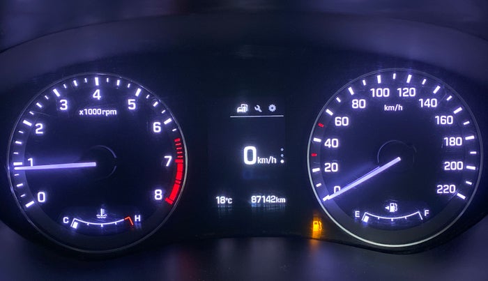 2017 Hyundai Elite i20 ASTA 1.2 (O), Petrol, Manual, 87,142 km, Odometer Image