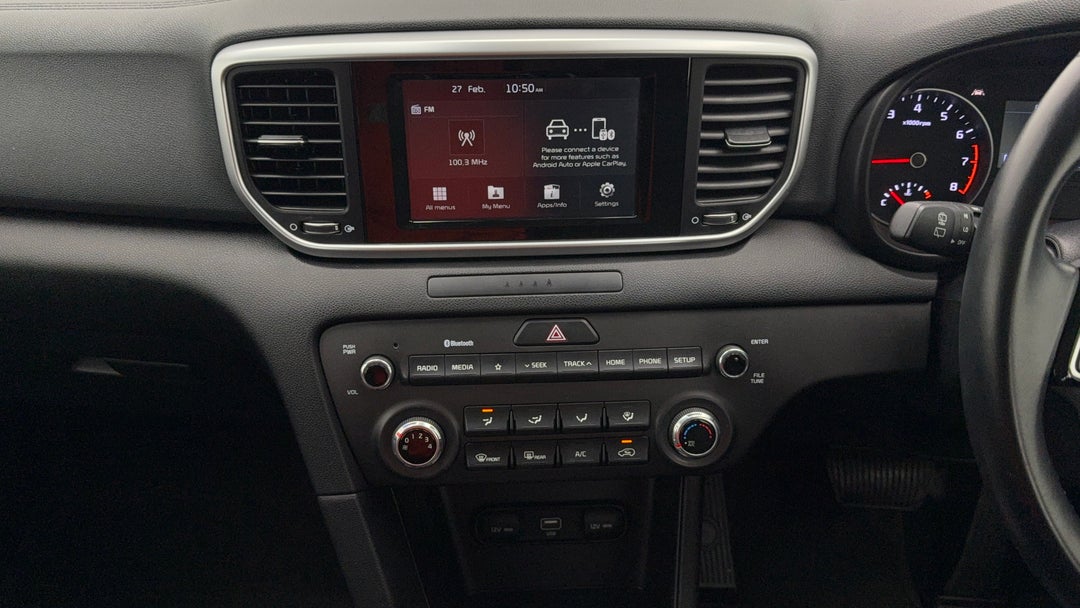 2021 Kia Sportage S (FWD), Automatic, 80399 km, Center Console