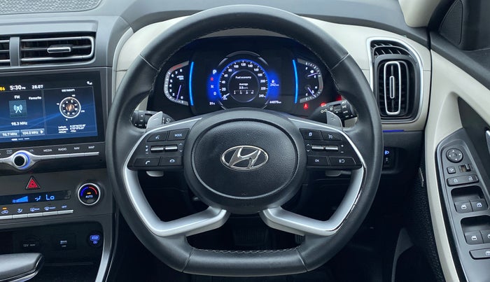 2020 Hyundai Creta 1.5 SX (O) AT, Petrol, Automatic, 45,074 km, Steering Wheel Close Up