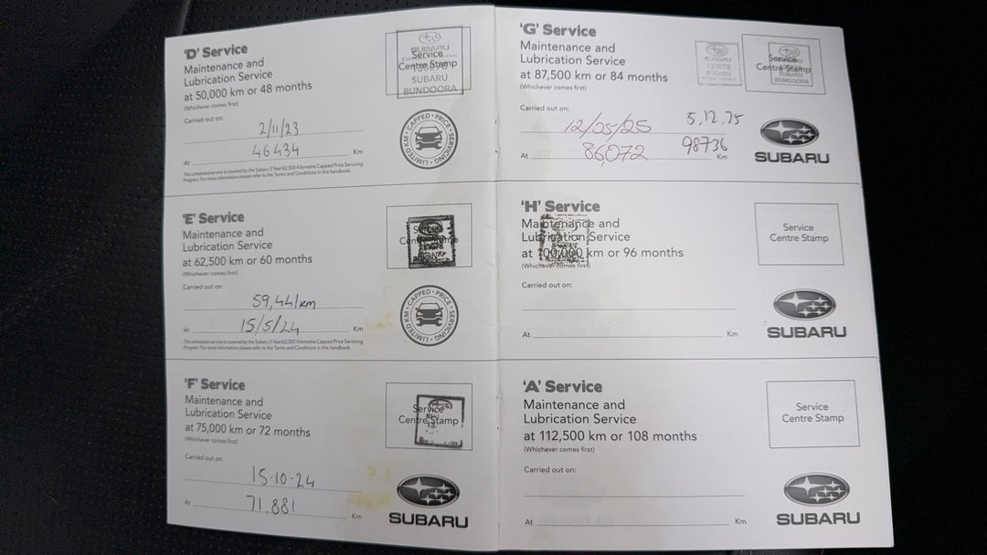 2021 Subaru Forester 2.5i-s (AWD), Automatic, 102465 km, Service History