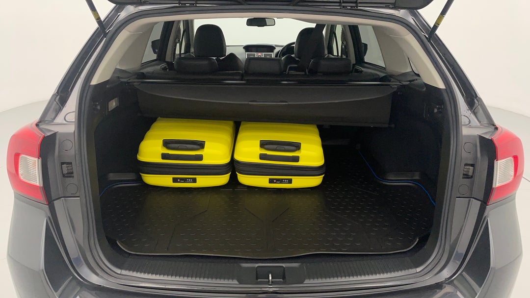 Boot Inside View with Luggage