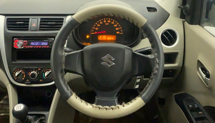 2014 Maruti Celerio VXI, Petrol, Manual, 66,046 km, Steering Wheel Close Up