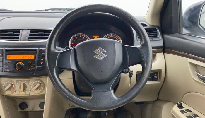 2014 Maruti Swift Dzire VXI, Petrol, Manual, 98,603 km, Steering Wheel Close Up