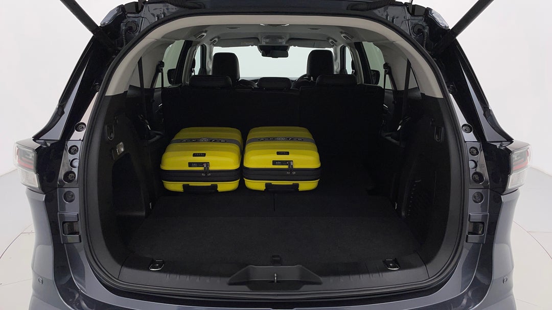 Boot Inside View with Luggage