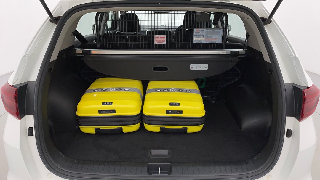 Boot Inside View with Luggage