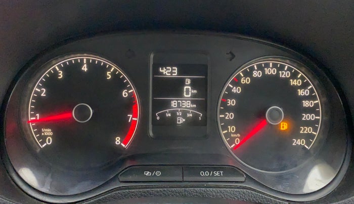 2016 Volkswagen Polo HIGHLINE1.2L, Petrol, Manual, 18,738 km, Odometer Image