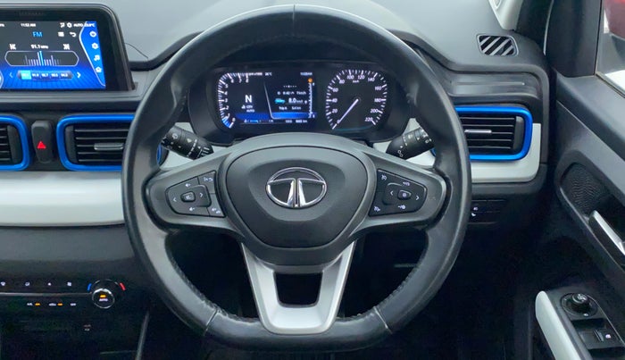2021 Tata PUNCH CREATIVE  AMT, Petrol, Automatic, 9,722 km, Steering Wheel Close Up