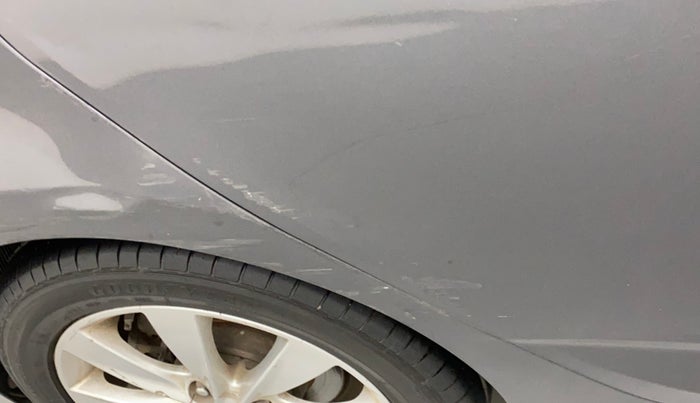 2012 Hyundai Verna FLUIDIC 1.6 VTVT SX, Petrol, Manual, 96,052 km, Right rear door - Minor scratches