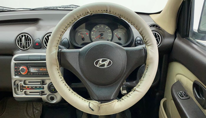 2011 Hyundai Santro Xing GL PLUS, Petrol, Manual, 45,594 km, Steering Wheel Close Up