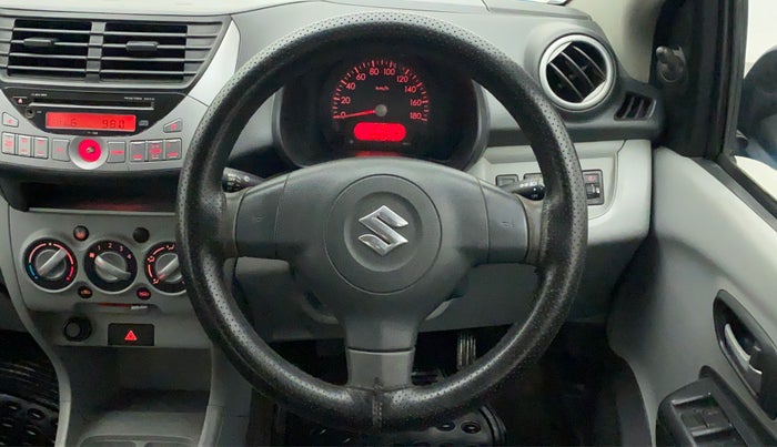 2010 Maruti A Star VXI, Petrol, Manual, 70,875 km, Steering Wheel Close Up
