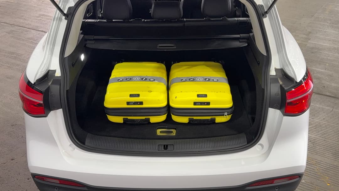Boot Inside View with Luggage