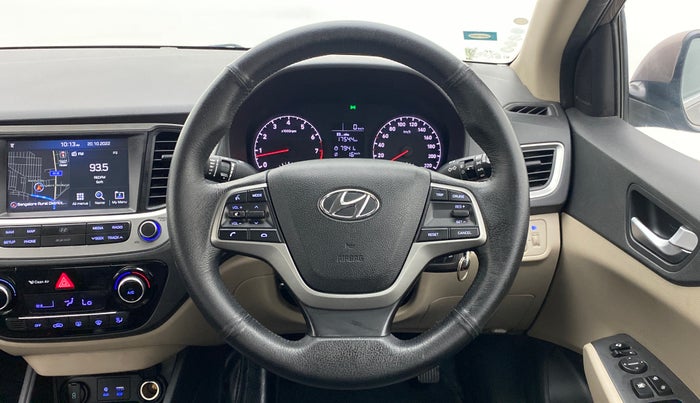 2018 Hyundai Verna 1.6 SX VTVT, Petrol, Manual, 50,287 km, Steering Wheel Close Up