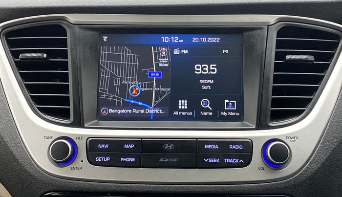 2018 Hyundai Verna 1.6 SX VTVT, Petrol, Manual, 50,287 km, Infotainment System