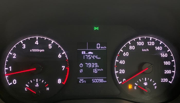 2018 Hyundai Verna 1.6 SX VTVT, Petrol, Manual, 50,287 km, Odometer Image