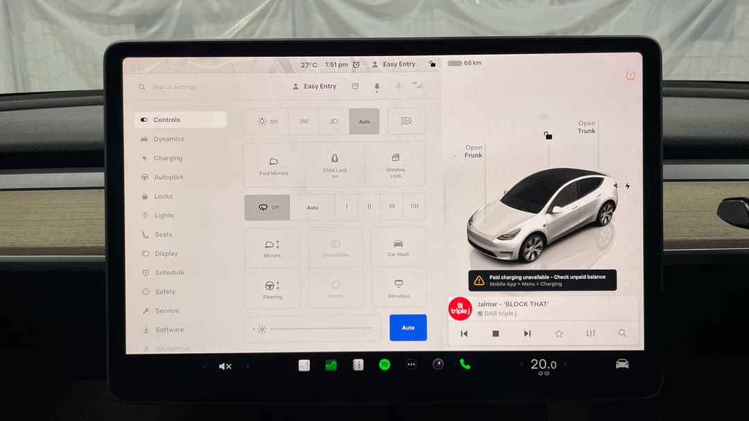 2023 Tesla Model Y Rear-wheel Drive, Automatic, 22321 km, Utility Switches/Buttons