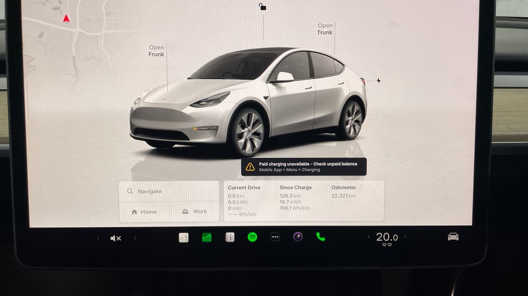 2023 Tesla Model Y Rear-wheel Drive, Automatic, 22321 km, Odometer View