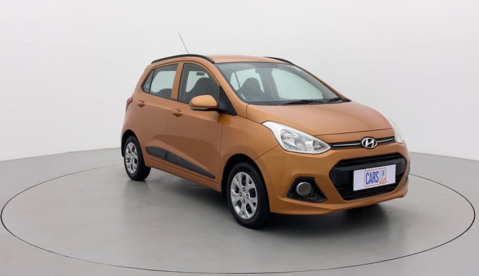 2015 Hyundai Grand i10 SPORTZ 1.2 KAPPA VTVT, Petrol, Manual, 71,963 km, Right Front Diagonal