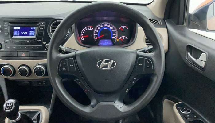2015 Hyundai Grand i10 SPORTZ 1.2 KAPPA VTVT, Petrol, Manual, 71,821 km, Steering Wheel Close Up