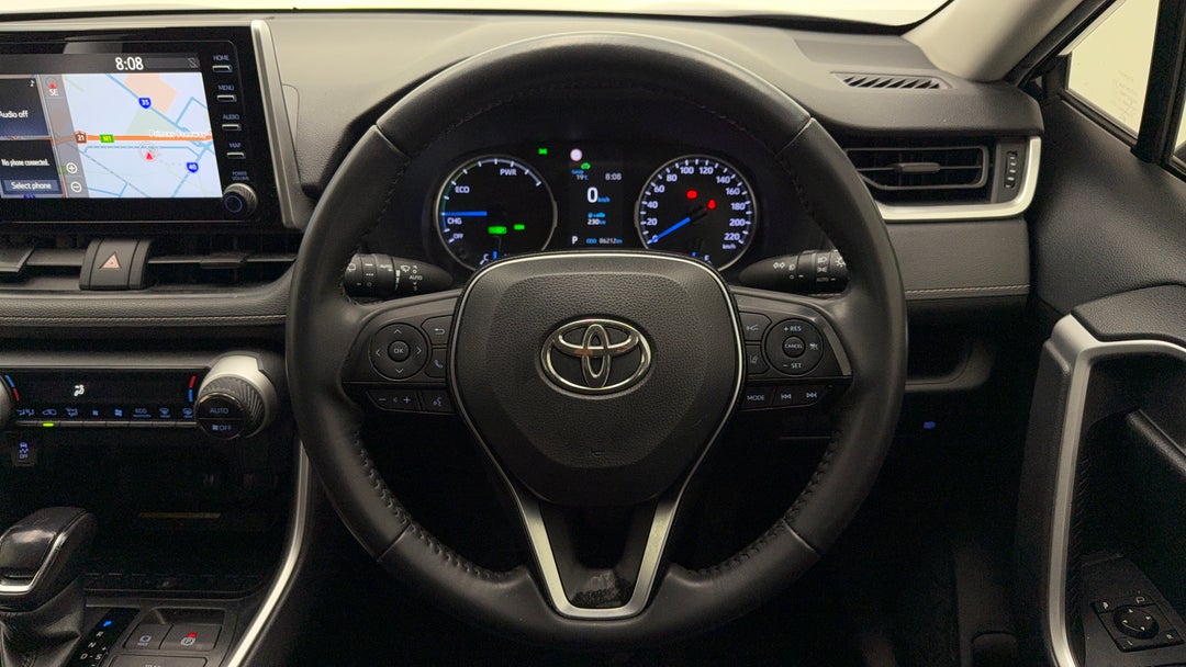 2019 Toyota RAV4 Gxl (AWD) Hybrid, Automatic, 86212 km, Steering Wheel Close-up