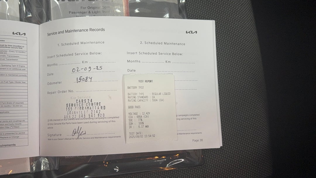 2024 Kia Cerato S, Automatic, 15084 km, Service History