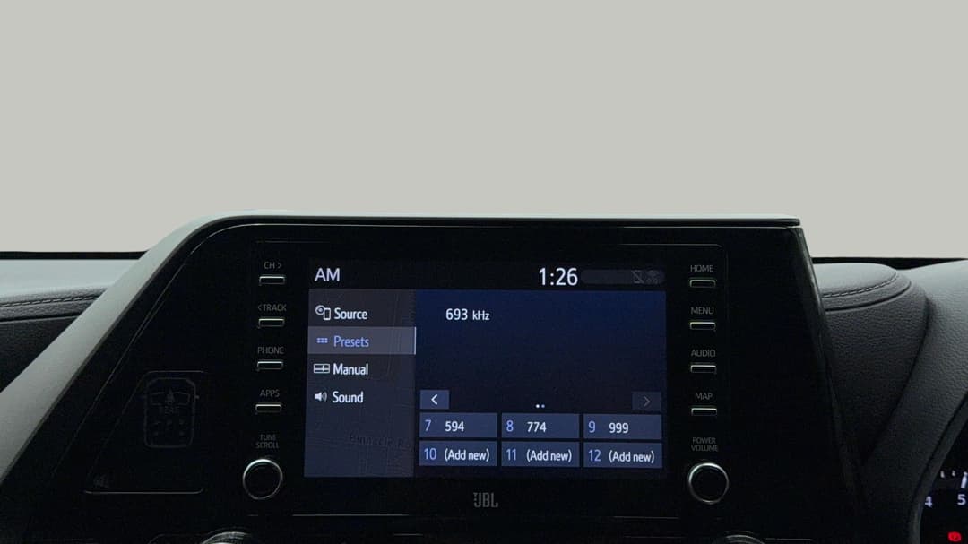 2021 Toyota Kluger Grande (4x4), Automatic, 78339 km, Infotainment System