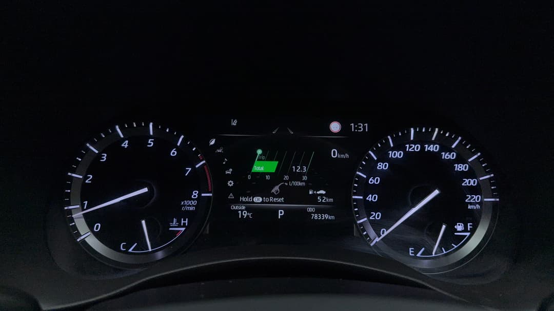 2021 Toyota Kluger Grande (4x4), Automatic, 78339 km, Odometer View