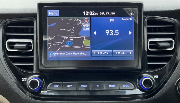 2020 Hyundai Verna SX (O)1.5 VTVT, Petrol, Manual, 29,729 km, Infotainment System