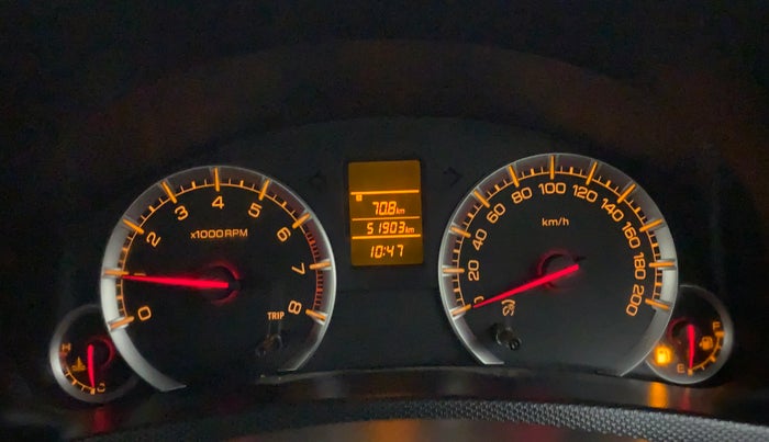2014 Maruti Swift VXI, Petrol, Manual, 51,903 km, Odometer Image