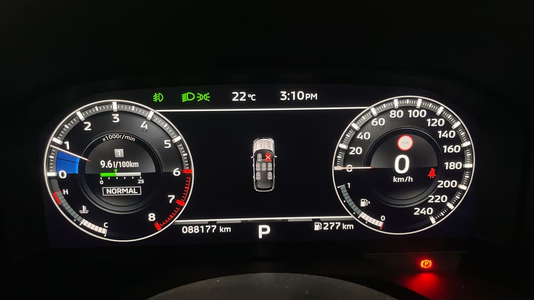 2022 Mitsubishi Outlander Aspire 7 Seat (AWD), Automatic, 88177 km, Odometer View