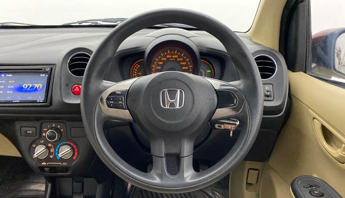 2014 Honda Amaze 1.2 SMT I VTEC, Petrol, Manual, 90,234 km, Steering Wheel Close Up