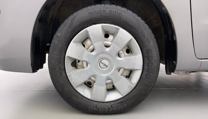 2013 Maruti Wagon R 1.0 LXI, Petrol, Manual, 39,951 km, Left Front Wheel