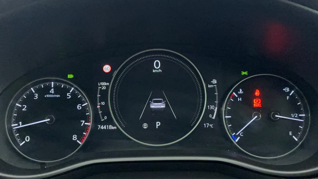 2020 Mazda CX-30 G20 Touring (FWD), Automatic, 74418 km, Odometer View