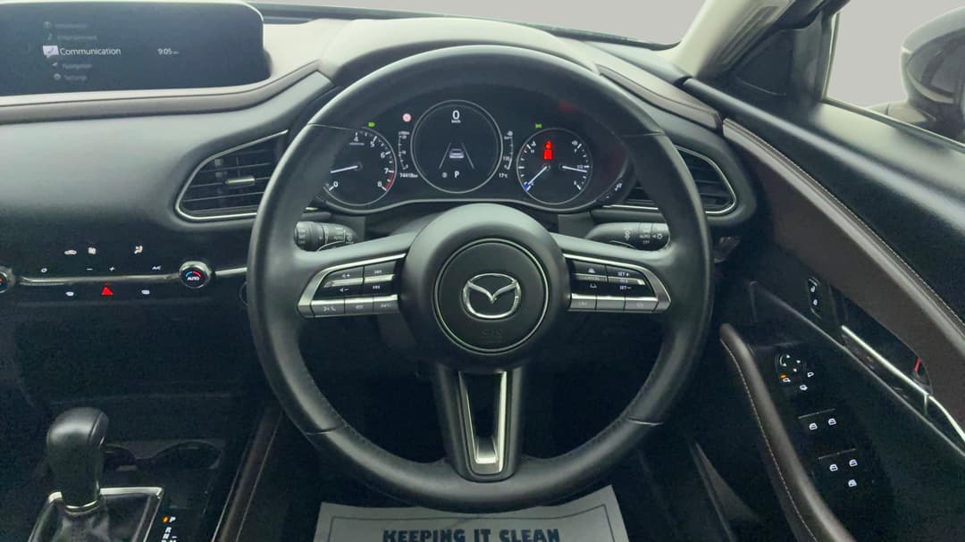 2020 Mazda CX-30 G20 Touring (FWD), Automatic, 74418 km, Steering Wheel Close-up