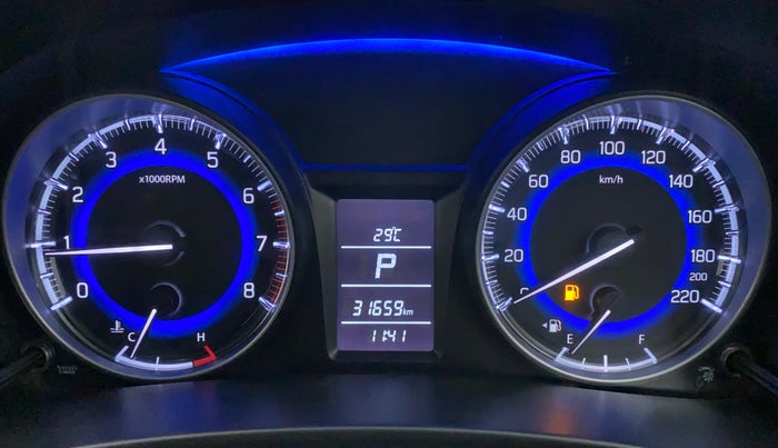 2018 Maruti Baleno DELTA CVT PETROL 1.2, Petrol, Automatic, 31,659 km, Odometer Image