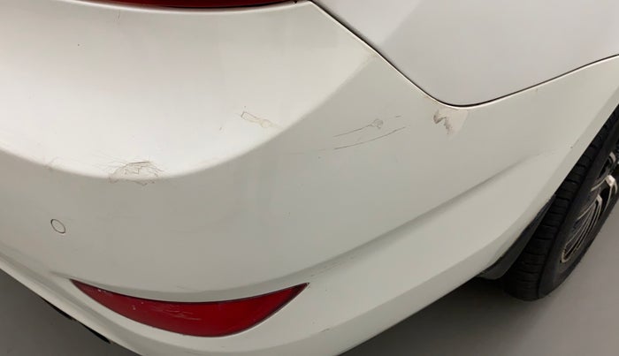 2013 Hyundai Verna FLUIDIC 1.6 EX CRDI AT, Diesel, Automatic, 87,578 km, Rear bumper - Paint is slightly damaged