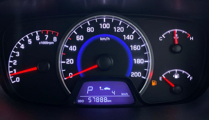 2015 Hyundai Grand i10 ASTA 1.2 AT VTVT, Petrol, Automatic, 57,941 km, Odometer Image