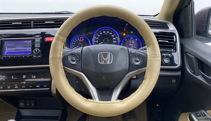 2014 Honda City V MT PETROL, Petrol, Manual, 50,617 km, Steering Wheel Close Up