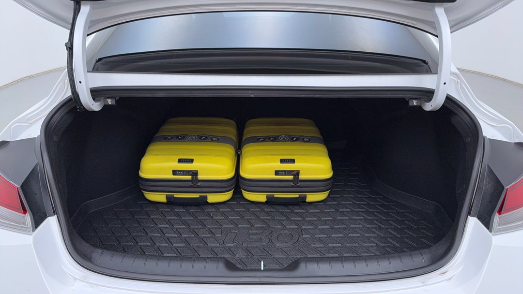 Boot Inside View with Luggage