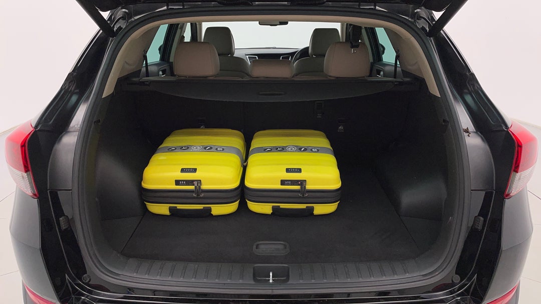 Boot Inside View with Luggage