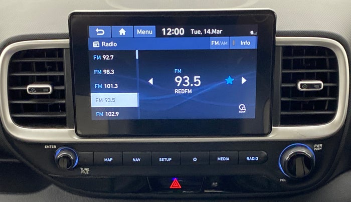 2019 Hyundai VENUE 1.0 TURBO GDI SX+ AT, Petrol, Automatic, 43,600 km, Infotainment System