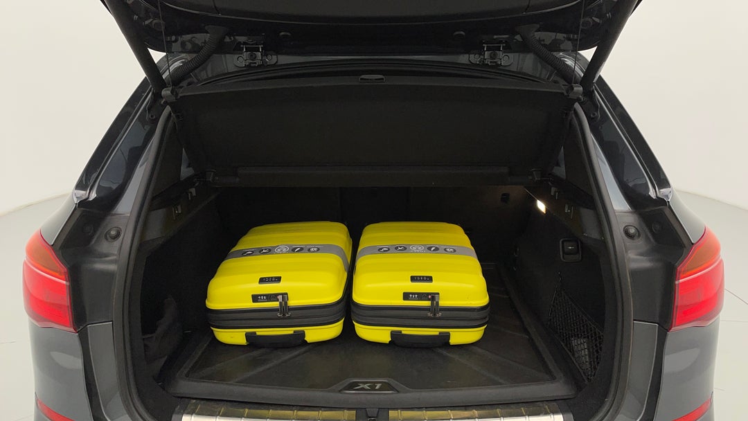 Boot Inside View with Luggage