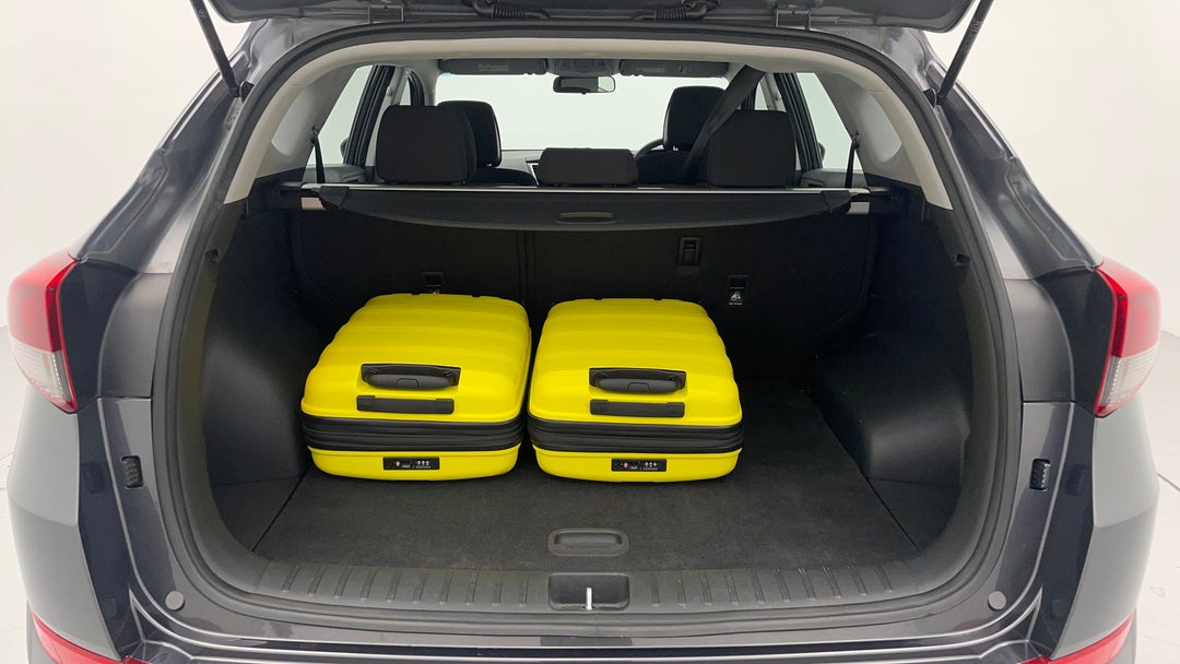 Boot Inside View with Luggage