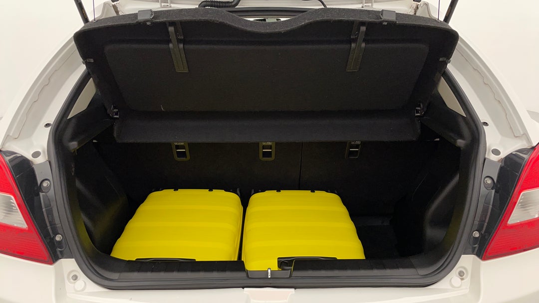 Boot Inside View with Luggage