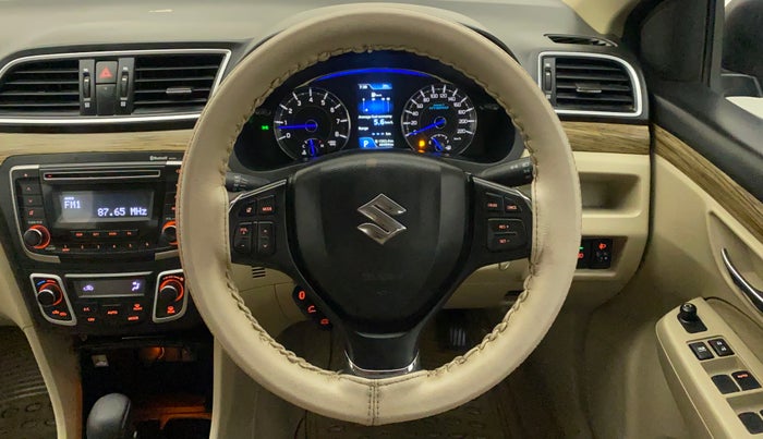 2018 Maruti Ciaz DELTA AT 1.5 SHVS PETROL, Petrol, Automatic, 40,409 km, Steering Wheel Close Up