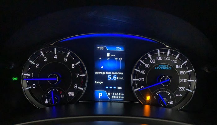 2018 Maruti Ciaz DELTA AT 1.5 SHVS PETROL, Petrol, Automatic, 40,409 km, Odometer Image
